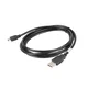 LANBERG USB C kabel A-Mini BM 5P, 1.8m, črn