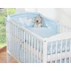 shumee 3-delni komplet posteljnine 120x90 - Modra srca