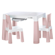 FREEON stol i dvije stolice Neo,roza