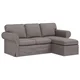 Vidaxl Kavč Taupe 195 x 138 x 80 cm blago