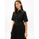 Tommy Hilfiger Vsakodnevna obleka WW0WW48756 Črna Regular Fit