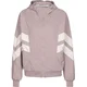 Womens Crinkle Batwing jacket dukrose/whitesand