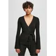 Womens ribbed knit sweater black