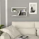 Hanah home Zidna polica Bela