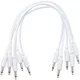 Erica Synths Braided eurorack patch cable 30cm (5pcs, white) 0,3 m Ravni - Ravni Patch kabel