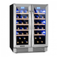 Vinovilla Duo 42, 2-djelni hladnjak za vino, 126 l, 42 flaša, 3 boje, staklena