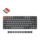 Keychron K3 Max brezžična nizkoprofilna mehanska tipkovnica, Gateron rdeča stikala, RGB, siva (K3M-H1-UK)