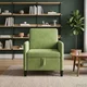 Vidaxl Sofa s shrambo Svetlo zelena 72 x 78 x 87 cm Poliester