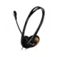 CANYON HS-01 PC headset with microphone, volume control and adjustable headband, cable length 1 8m, Black/Orange, 163 128 50mm, 0 069kg