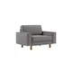 Atelier del Sofa Fotelja Sparrow Loveseat, Siva