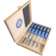 Kirschen Firmer Chisel Set 1108 HK in wooden box 1108000
