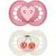 MAM Original 6+ months duda Pink/ Beige 2 kos
