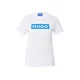 HUGO Majica Classic 50510772 Bela Slim Fit