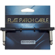 RockBoard Flat Patch Cable Black 5 cm