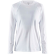 Craft ženska majica z dolgimi rokavi adv essence white