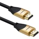 Qoltec HDMI kabel v2.1 Ultra visoka hitrost 8K | 60Hz | 28AWG | ZLAT | 3 m