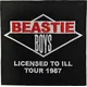 Beastie Boys Licensed To Ill Tour 1987 Našitek za šivanje