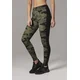 Urban Classics Curvy Pajkice Camo Stripe, zelena