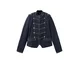 MANGO Prehodna jakna CANDELA moder denim