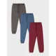 Sinsay - Široke pantalone, pakovanje od 3 - maroon