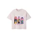 NAME IT Majica NKFMAJA KPOP rumena/lila/roza/svetlo roza