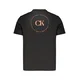Calvin Klein Jeans Majica LV04RF801G Črna Regular Fit