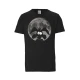 LOGOSHIRT Majica Looney Tunes - Coyote Mond črna