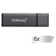 6x1 Intenso Alu Line anthracite 16GB USB Stick 2.0