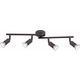 GLOBO 57382-4L - LED spot svetiljka OLIWA 4xGU10/3W/230V crna