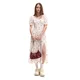 Cropp - Midi haljina sa cvetovima - white