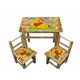 Dječji drveni stolić Medo Winnie the Pooh + 2 stolice