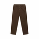 Keper hlače smeđe boje forét Clay Pants — Deep Brown Twill - L