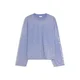 Bershka Majica safir/svetlo modra/bela