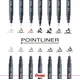 Pentel fineliner pointliner crni 0,4 ( p.s20p04 )
