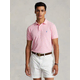 Polo Ralph Lauren POLO COUPE DROITE EN COTON BASIC MESH Rožnata