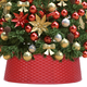 Podloga za božićno drvce crvena O 65 x 19,5 cm