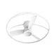 Fulgur s-43048 - LED zatemnjevalni ventilator THORA LED/50W/230V 2700-5000K bela + z daljinskim upravljalnikom