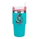 Termo lonček Paladone Fortnite Gamer Cup - moder, 600 ml