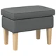 vidaXL Podnožje Temno siva 55 x 35 x 41 cm Blago
