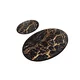 Lessentiel Maison Set 2 prostirke Black Marbled, Crne