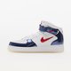 Nike Air Force 1 Mid QS White/ University Red-Midnight Navy-White DH5623-101