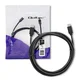Qoltec USB 3.1 kabel tipa C moški | USB 3.1 tip C moški | 2,5 m | črne barve