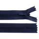 Skrita spiralna zadrga št. 3 dolžine 30 cm - temno modra