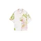 Desigual Bluza rumena/travnato zelena/pastelno rdeča/bela
