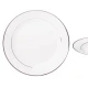 shumee Desertni krožnik Ambition, beli porcelan, 19 cm