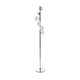 AZZARDO 2101 | Sybilla Azzardo podna svjetiljka 150cm s prekidačem 6x G9 krom, bijelo, opal