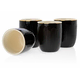 shumee Kendi Black set 4 skodelic z žlicami