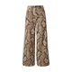 ADIDAS ORIGINALS Kavbojke SNAKE PRINT DENIM LOOSE bež/kamela/temno rjava/bela
