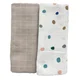 Deksi muslin tetra pelene 80x80cm tufne-braon ( 3861 )