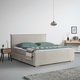 Bessagi Home Postelja Boxspring Leonora, Bež, Z Nadvložkom, 200x200